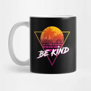 Be Kind - Proud Name Retro 80s Sunset Aesthetic Design Mug